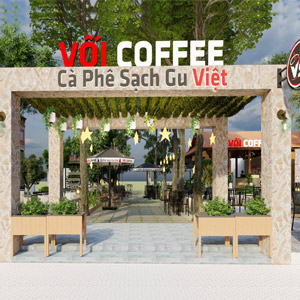 Mô Hình Cafe Sân Vườn 550Tr