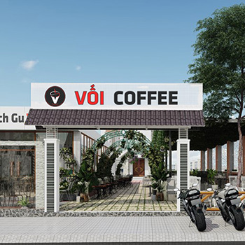 Mô Hình Quán Cafe Máy Lạnh 355Tr