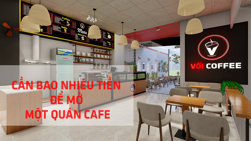 dự trù chi phí mở quán cà phê