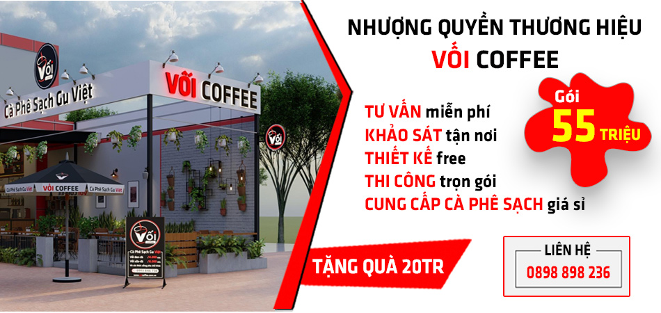 Tư vấn mở quán cafe trọn gói chỉ từ 55tr