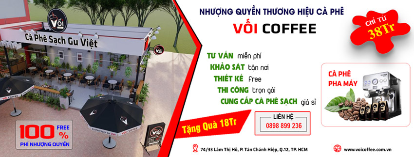 Nhượng quyền thương hiệu Vối Coffee