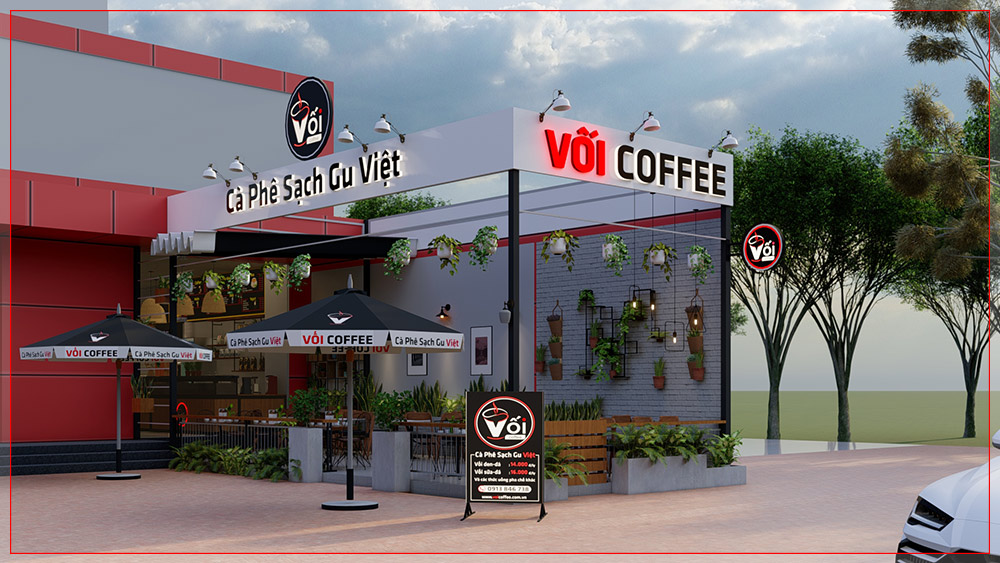 tư vấn mở quán cafe trọn gói - mô hình cafe pha máy Vối Coffee 135tr